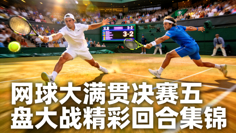 网球大满贯决赛五盘大战精彩回合集锦